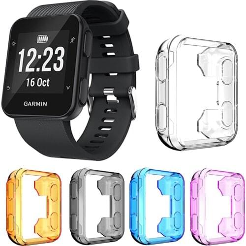 TPU Protective Case Cover For Garmin Forerunner 30 35 Watch Cases Protector Shell Frame Accessories