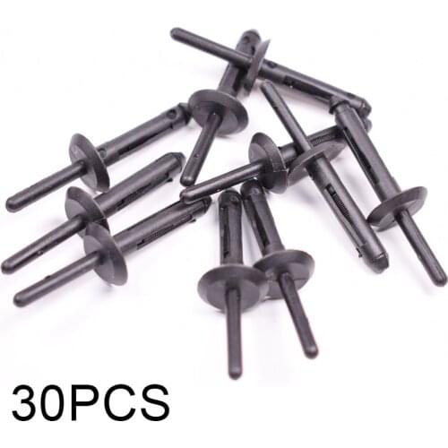 30Pcs/lot Car Clips Car Fender Bumper Blind Rivet Clips 34201631 For Chrysler Jeep WJ Grand Cherokee Auto Accessories