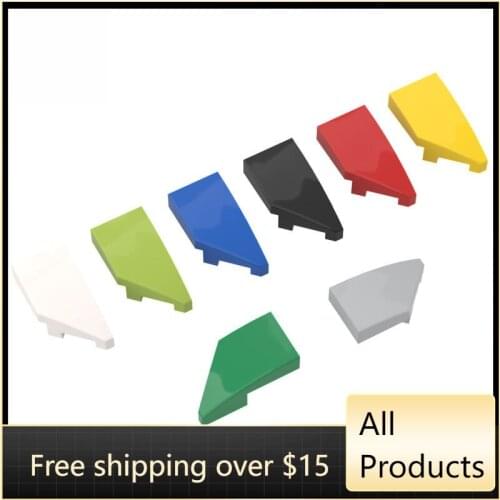 10PCS Assembles Particles 29120 Wedge 2x1 Left Building Blocks Bricks Kit Part High-Tech Education Toy For Children Gift