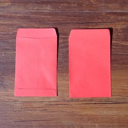 20pcs Red Blank Envelope Stationery Set Gift Card Envelopes Post Card Photo Letter Storage Party Favor Paper Bag 10x7cm+1.5cm