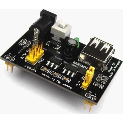 5pcs/lot Breadboard Power Supply Module 3.3V 5V MB-102 Solderless Bread Board DIY New dedicated power module Connector