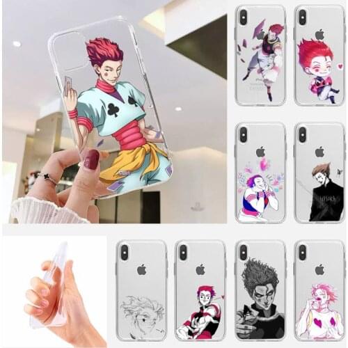 Hisoka Anime Hunter X hunter Phone Transparent clear case for Samsung Galaxy A21S A71 S8 S9 S10 Plus lite S20 note 20 ultra