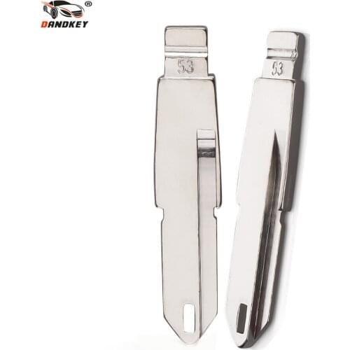 Dandkey 1pcs NE73 Car Key Blank for Peugeot 206 306 405 For Citroen C2 C5 Picasso #53 Folding Flip Uncut Key Blade Fob