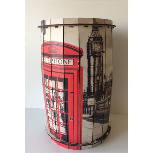 Wooden Barrel Coffee Table Telephone Booth coffee table new model design coffee table