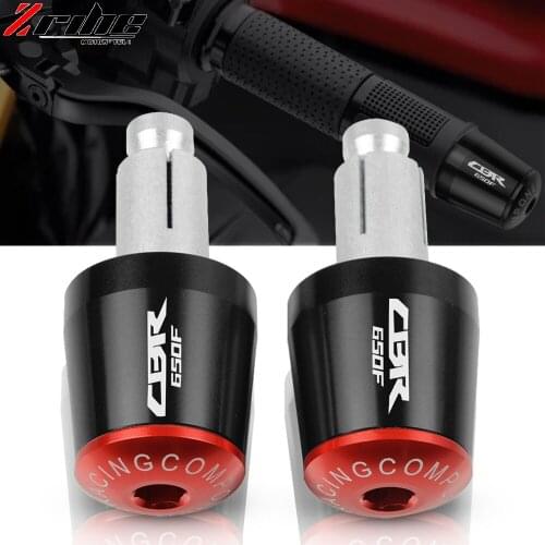 For Honda CBR650F CBR 650 CBR650 F 650F 2014-2016 2015 Motorcycle Accessories 7/8" 22MM Handlebar Hand Grips Handle Bar End Cap