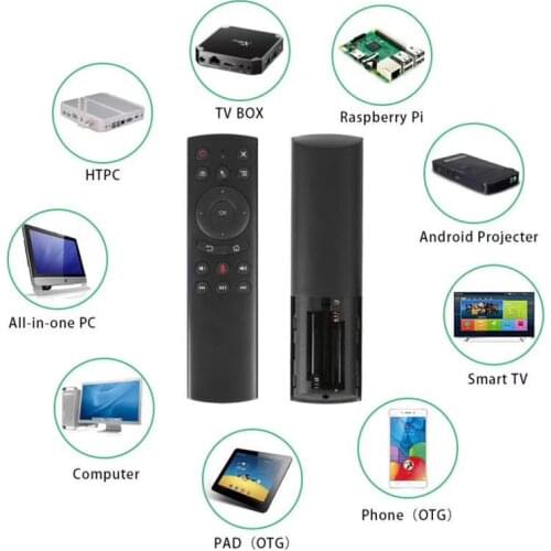 G20S 2.4G Wireless Voice Remote Controller 6-axis Gyroscope Aerial Flying Rat Air Mouse