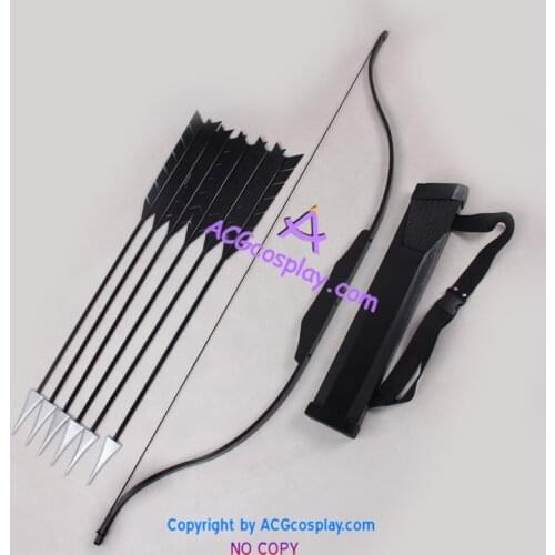 The Hunger Games Katniss Everdeen Bow Arrows and Arrow Holder porp Cosplay Props