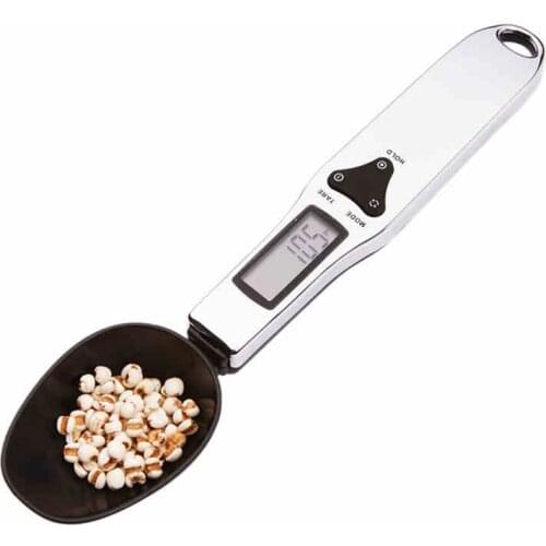 Stainless Steel Handle LCD Display Digital Scale Measuring Spoons 0.1g - 300g