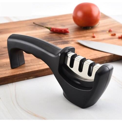 Multifunctional Quick Sharpener Household Sharpening Stone Diamond Fixed Angle Sharpener Anti-skid Kitchen Gadget