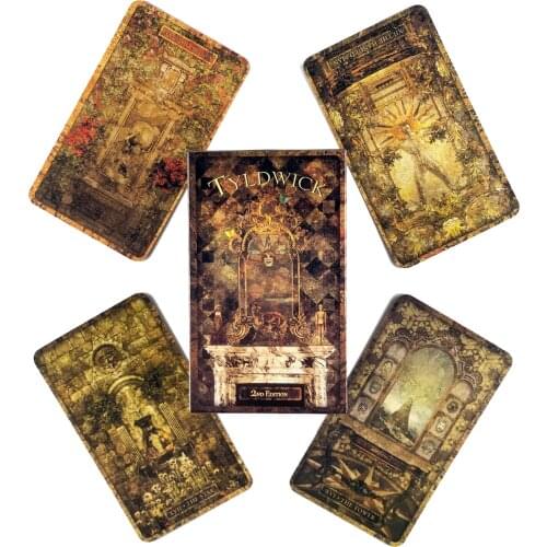 Tyldwick Tarot Deck Leisure Party Table Game High Quality Fortune-telling Prophecy Oracle Cards With Guide Book