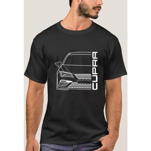 Newest 2021 Summer Seat Leon Cupra 5F Facelift T-Shirt V2 100% Cotton Crewneck Popular T Shirt Homme Tops Tees S-4XL