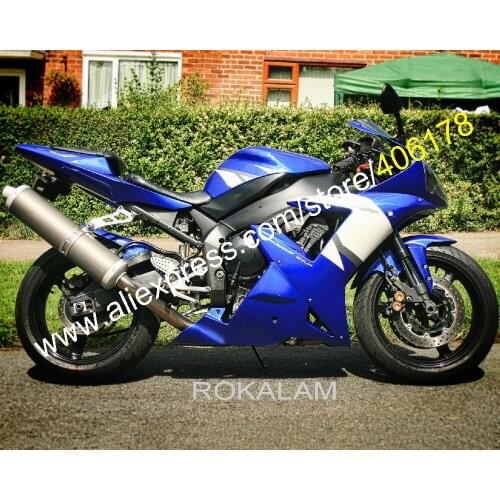 Aftermarket Fairing For Yamaha YZF-R1 02 03 YZFR1 YZF R1 2002 2003 Blue White Motorbike Fairing (Injection Molding)