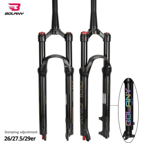BOLANY Mountain Bike Front Fork Damping Tortoise and Hare Adjust Air Pressure Damping Front Fork Air Fork Bicycle Accessories