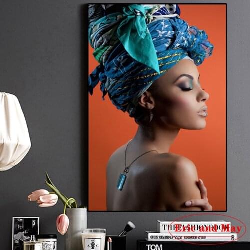 Sexy African Woman Posters And Prints Canvas Painting Wall Pictures For Living Room Nordic Decoration Home Decor Affiche