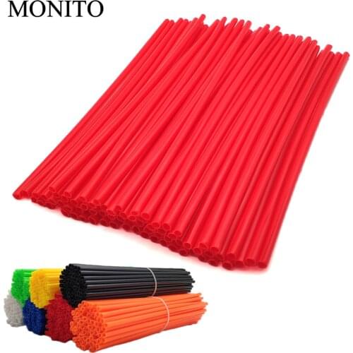 72 Pcs Motorcycle Dirt Bike Wheel Rim Spoke Rim Skin Cover Protector For HONDA CRF450R CRF250X CRF450X CRF 450R 250X 450X XR 125