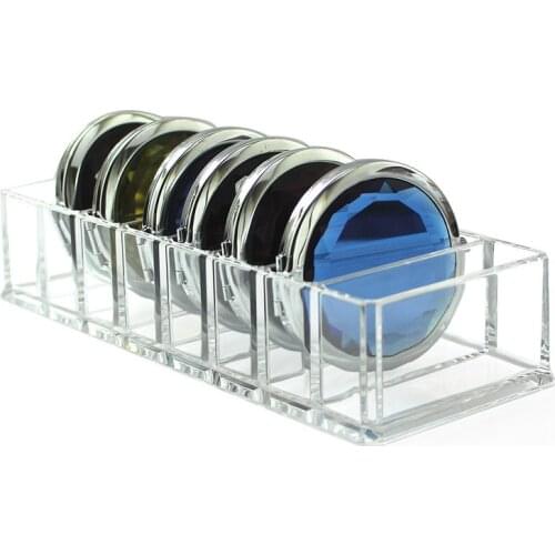 Clear Acrylic Brush Lipstick Holder Makeup Organizer Cosmetic Makeup Tools Storage Box Case