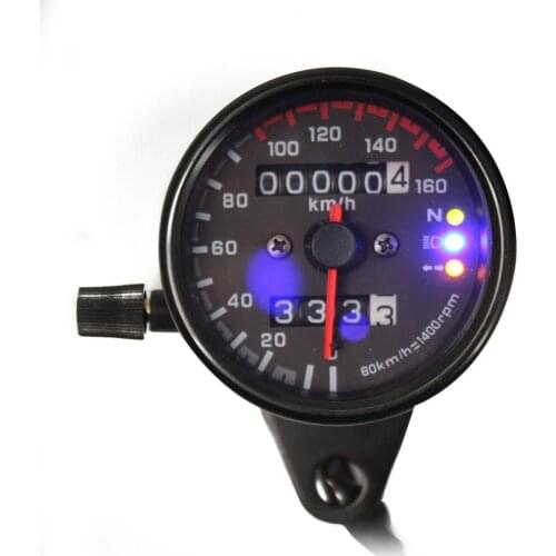New LCD Digital Motorcycle Speedometer Tachometer Odometer Oil Level Gauge Motorcycle Accessories Instruments