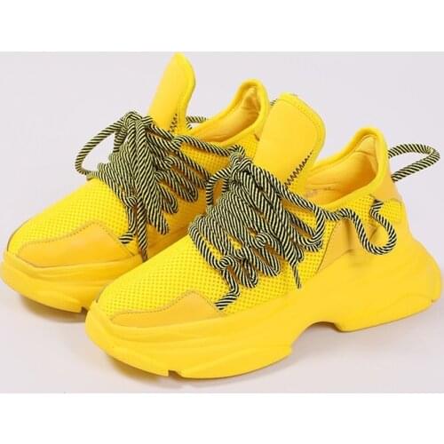 Womens single shoes Spring new trend round head Pu thick heel Sponge cake deep mesh waterproof platform Sponge shoebh