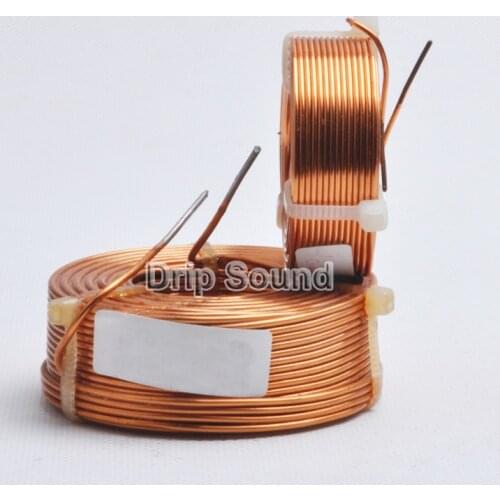 1pcs 1.5mm 1.5mH-3.8mH Speaker Crossover Audio Amplifier Inductor 4N Oxygen-Free Copper Wire Coil #Copper