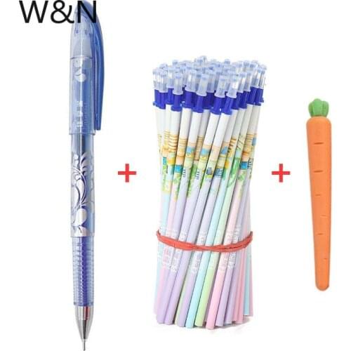 12Pcs/lot Erasable Pen Refill Set Rod 0.5mm Blue/Black/Red Ink Magic Ballpoint Pen for School Office Writing Supplies Stationery