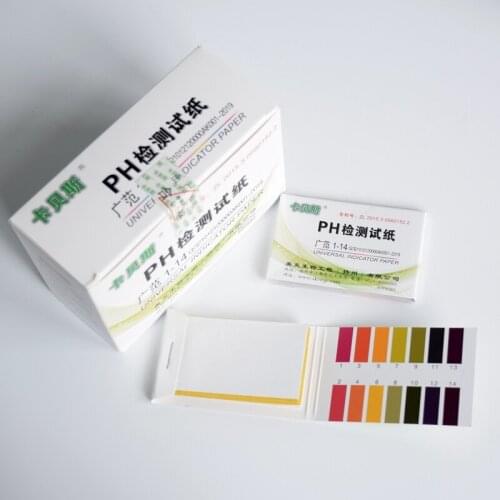 20PCS/BOX PH test papers PH Meters PH Test Strips Indicator Test Strips 1-14 Paper Litmus Tester/Brand New