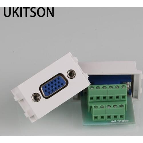 Free Solder 15pins VGA PC Slot Module Computer Socket Good Quality For Wall Panel