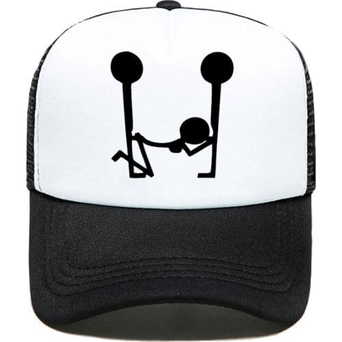 2020 New Sex cartoon Print Baseball Cap Funny Casual Men Women Parent-child Hats Mesh Visor Outdoor Sun Hat Adjustable Caps