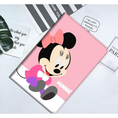 Disney Mickey Minnie Case For IPad 10.2 2019 IPad 2 3 4 9.7 2017 2018 IPad Air 2 9.7 iPad Pro Tablet Silicone Case