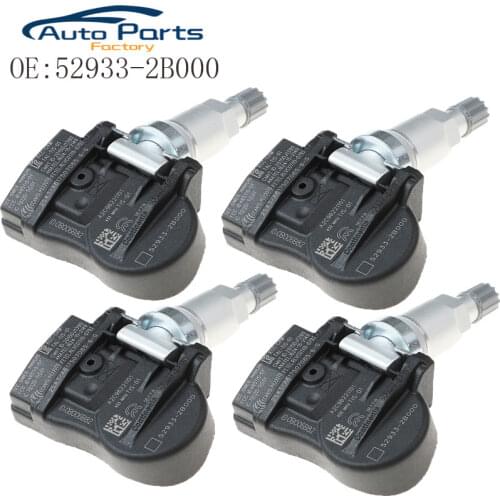 4PCS New TPMS Tire Pressure Sensor For Hyundai Santa Fe Sonata 433MHZ 52933-2B000 529332B000