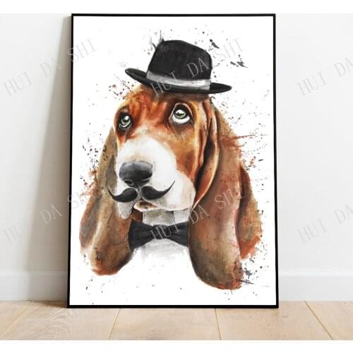 El Patron, Dog, Watercolor Art Print, Wall Art, Print, Unique Poster, Ideal Gift, Fine Art Print, Wall Print
