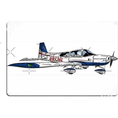 Grumman N9526l Traveler Xl Metal Signs Plaques Classic Club Bar Cinema Kitchen Tin sign Posters