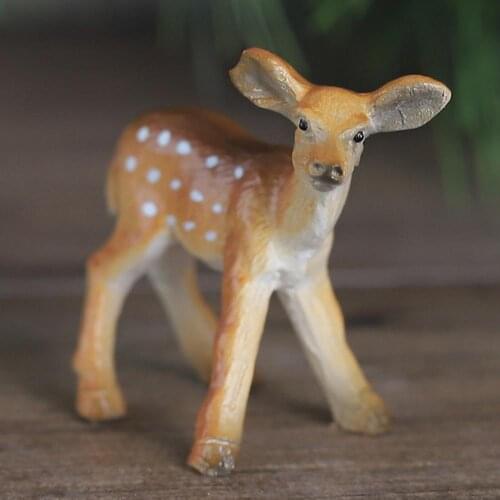 Simulation Deer Design Miniature Model Resin Display Mold Home Ornament Decor