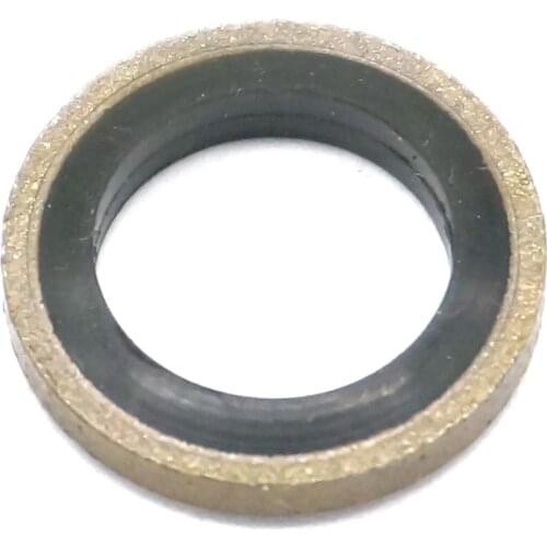 LOT20 10mm Metric Bonded Seal Self Centering Sealing Washer Hydraulic Nitrile Rubber Oil