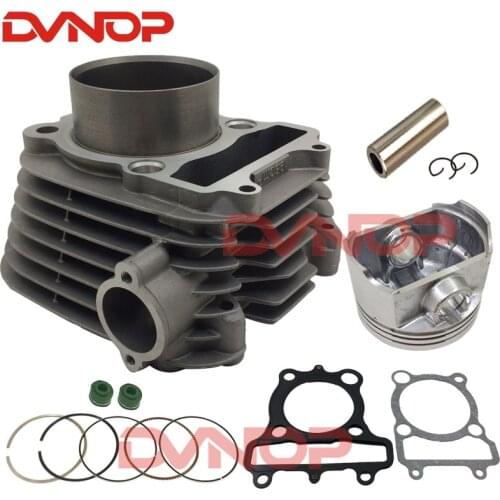 Motorcycle cylinder kit piston and ring for YAMAHA AG200 ZS200-GY LZX200GY-2 LY200 cylinder