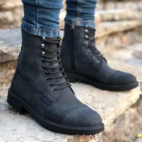 Conteyn Is Male Men 'S boots 955 Black Street Fashion New Season New Creation Cool Comfortable style