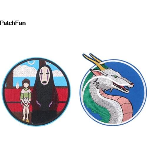 Patchfan Movie cartoon Iron on patches clothing embroideried Patchwork accessories custom badges A2655
