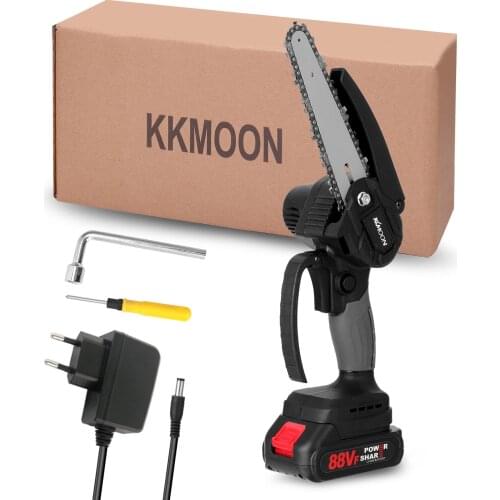 21V 6inch Electric Pruning-Saw 388VF Small Wood Spliting Chainsaw Brush Motor One-handed Woodworking Tool for Garden Orchard