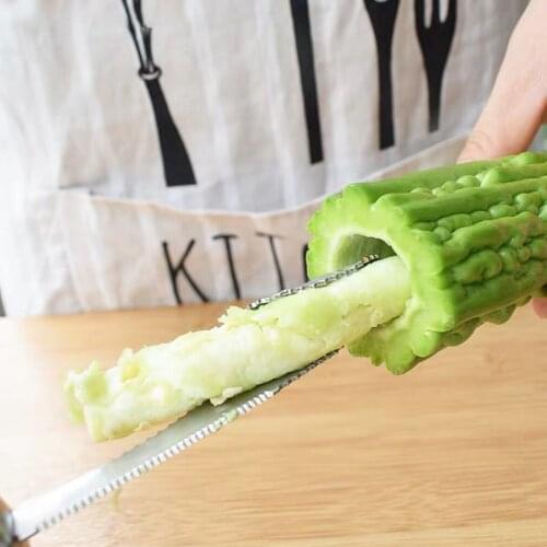 Jalapeno Corer Pepper Seed Remover Popper Maker Stainless Steel Gadgets Kitchen Fruit Vegetable Tools