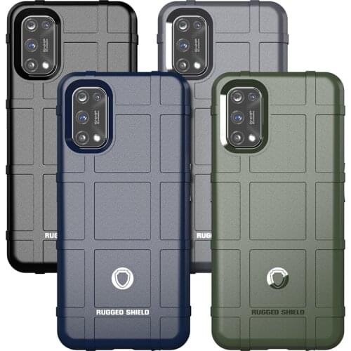 For OPPO Realme 7 Pro Case Rugged Armor Shockproof Cover For OPPO Realme 7 7 Pro 7i Soft Silicon Protection Case