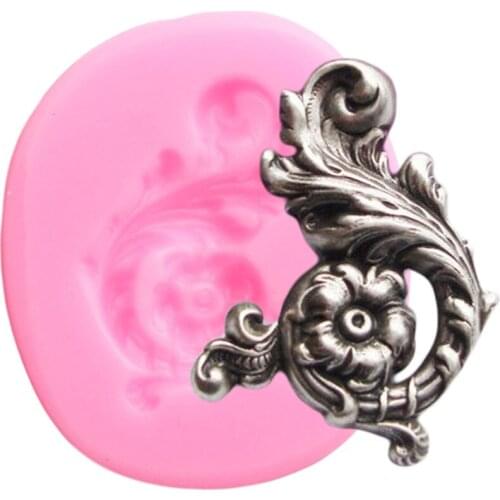 Relief Cupcake Topper Fondant Mold Cake Decorating Tools Party Cake Border Silicone Mould DIY Candy Polymer Clay Chocolate Molds