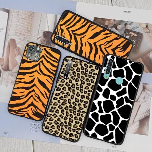 For Huawei P40 PRO P30 P20 PRO Lite Case Silicone Soft Black Cover NOVA 5T 4e 3e P Smart Z 2019 Phone Cover Sexy Leopard Prain