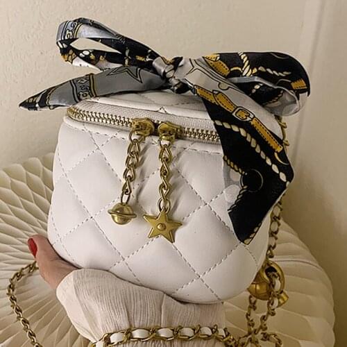 DORANMI Diamond Lattice Flap Bags For Women 2021 Luxury Brand Designed Box Shoulder Bag Messenger Female Crossbody Bags SB626