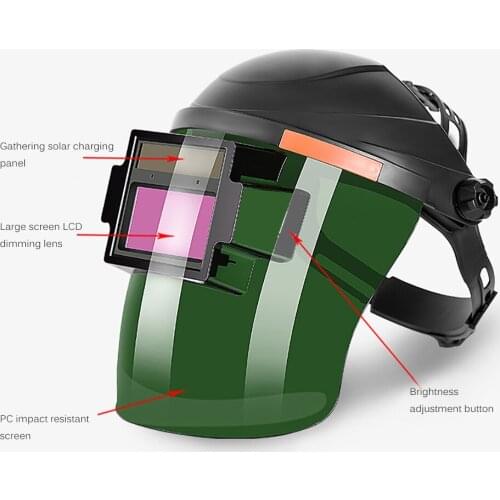 Welding Helmet, Automatic Goggles, Sunglasses, Lens Welding, Building Construction, Automatic Dimming Flip Cover Welding Helmet