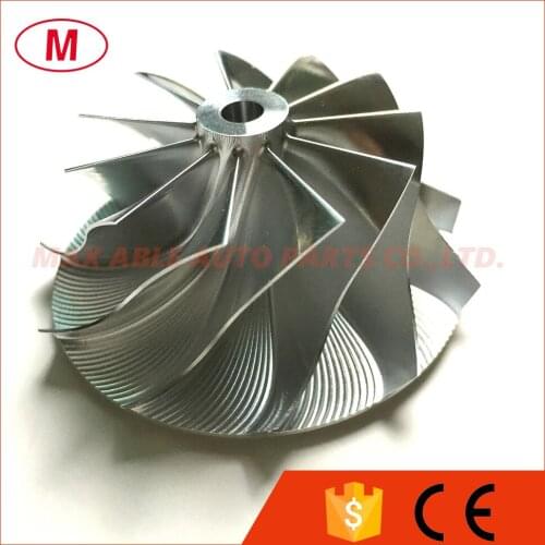 TD04HL 42.00/56.02mm 11+0 blades Reverse Turbo Billet Compressor wheel/Aluminum 2618/Milling wheel for B*MW N20 49477-02003
