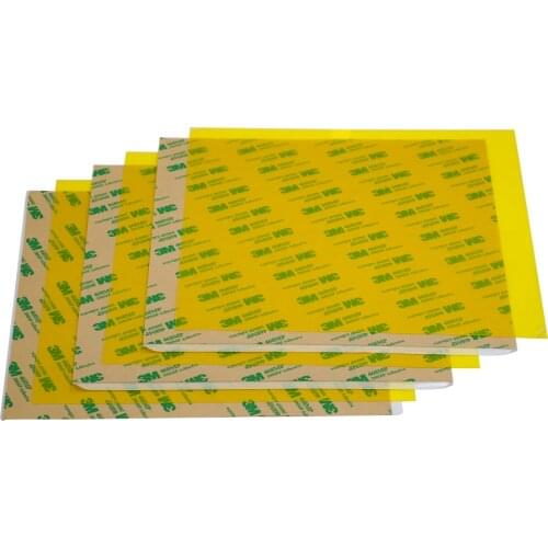 1pc 200*230*1mm PEI Frosted 3D Print Bulid Surface Cold PEI Sheet with 200m/250mm 3M 468MP Adhesive Polyetherimide 1mm thickness