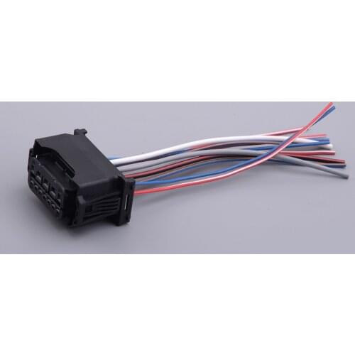 12 Pin Car Headlight Plug Wiring Harness Pigtail Connector Fit For BMW F01 F02 E63 E64 E90 61132359991