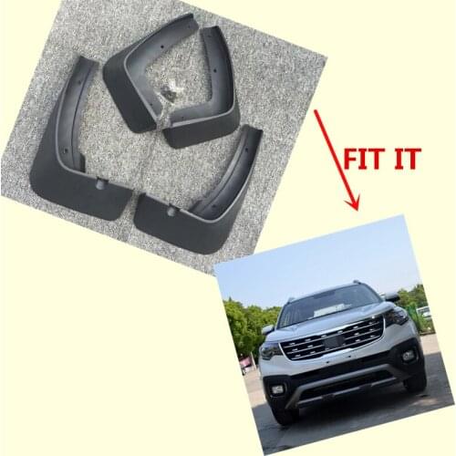 4PCS Car accessories Mudguard For KIA SPORTAGE R 2018 Fender mud flaps Car-styling splash guards plate soft Plastic fender