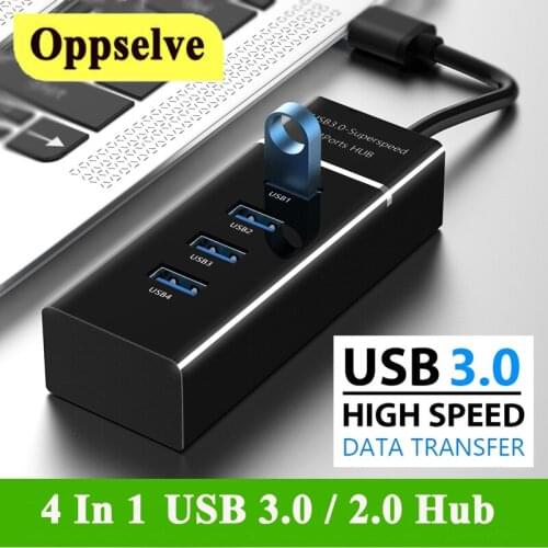 4 in 1 HUB Adapter 4 Ports USB 2.0 3.0 HUB Splitter Super Speed Data Transmission Multi Expansion For Laptop Adapter USB 3.0 HUB