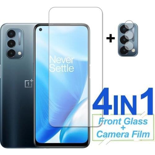 4-In-1 Screen Protector For Oneplus Nord N200 Tempered Glass Protective Phone Lens Film For Oneplus Nord N200 5G CE N10 N100