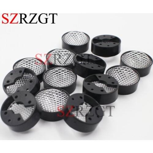 50Sets/lot 23mm Bead Surface High quality Led Lens 60 Degree black Holder +Lens For 1w 3w 5w High power led
